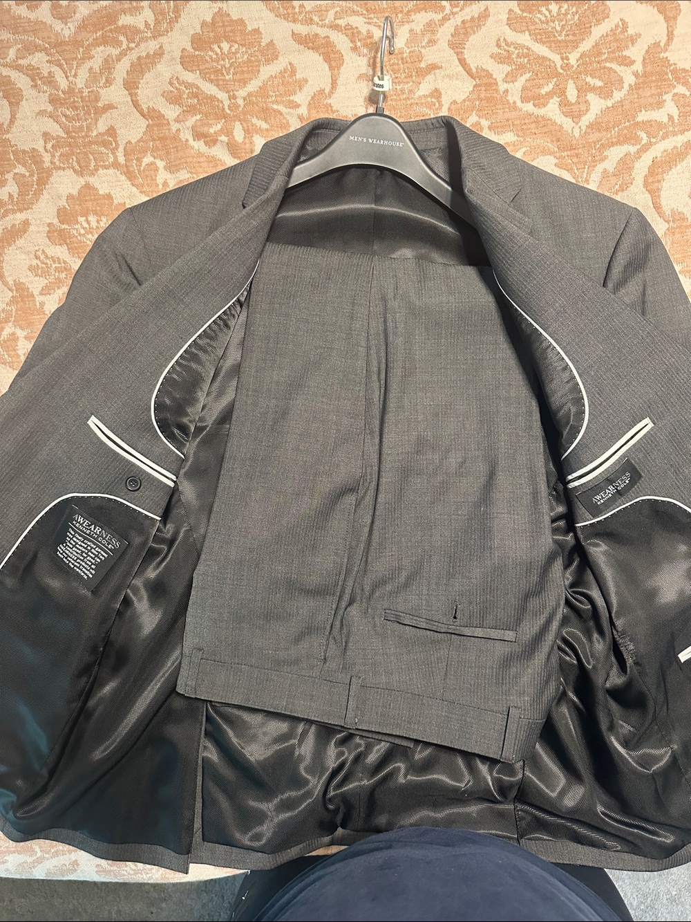 Kenneth Cole Gray Men's Suit Jacket